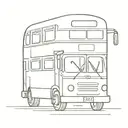 Bus tattoo design idea