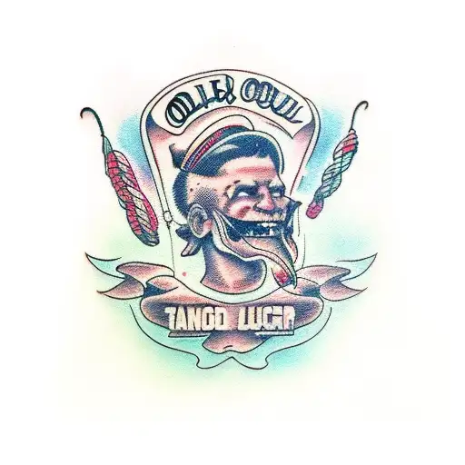 old soul tattoo design idea