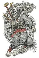 Sun Wukong tattoo design idea