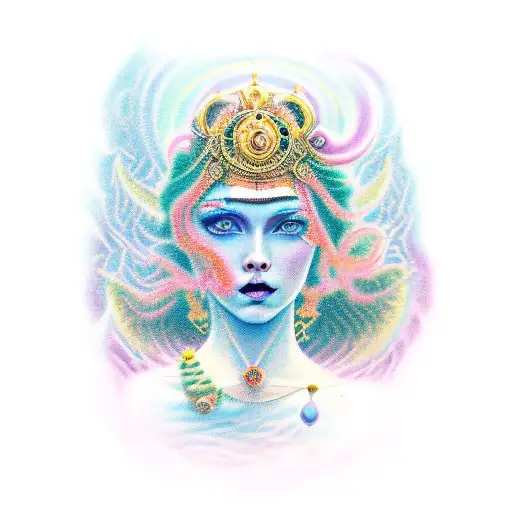 lillith goddess  tattoo design idea