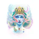 lillith goddess  tattoo design idea