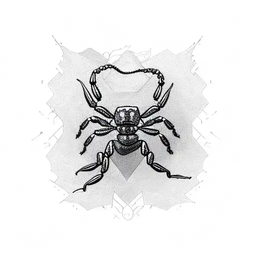 Scorpion tattoo design idea