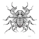 Scorpion tattoo design idea