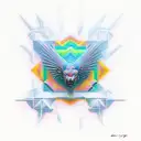 sacred geometry tattoo design idea