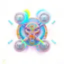 sacred geometry tattoo design idea