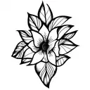 belladonna fruit tattoo design idea