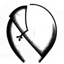 football inside heart tattoo design idea