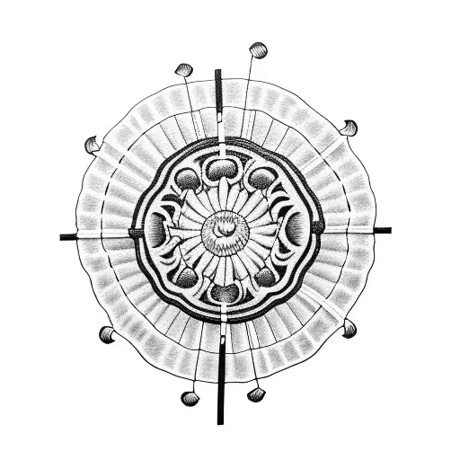 Luffy's iconic straw hat tattoo design idea