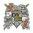 maryland state flag in a heart shape tattoo design idea