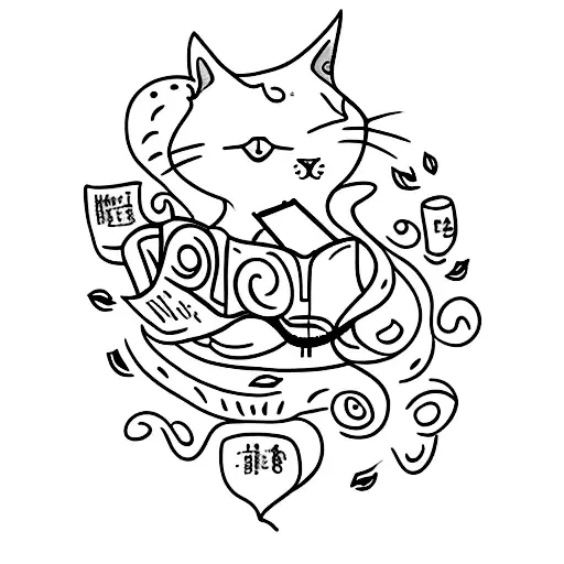 20 Minimalist Cat Tattoos for the Subtle Cat-Lover | Minimalist cat tattoo, Cat  tattoo, Tattoos