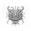 Chimera tattoo design idea