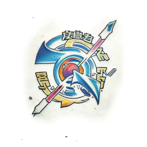 dragon ball z tattoo design idea