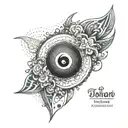 On my left arm a tattoo with my brother's name (tiago ferreira) tattoo design idea