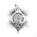 Breathe In, Breathe Out, Move On tattoo design idea