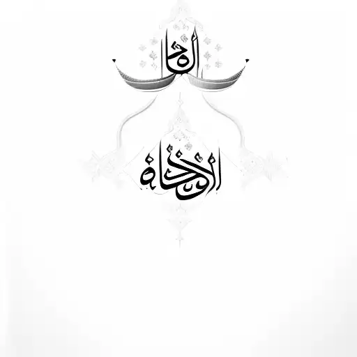 islamic calligraphy tattoo design idea