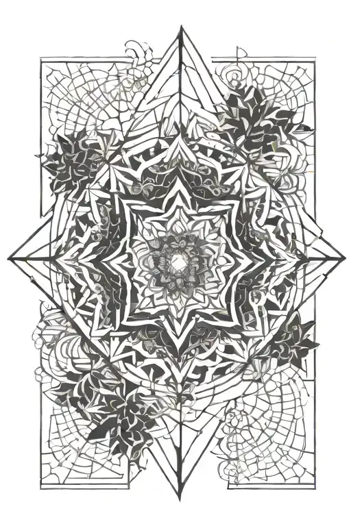 consciousness spiritually mandala tattoo design idea