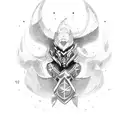 arcane league of legends sleeve tattoo design idea