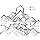 the outline of the mount everest landscape created by the words why not tattoo design idea
