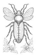 insect tattoo design idea