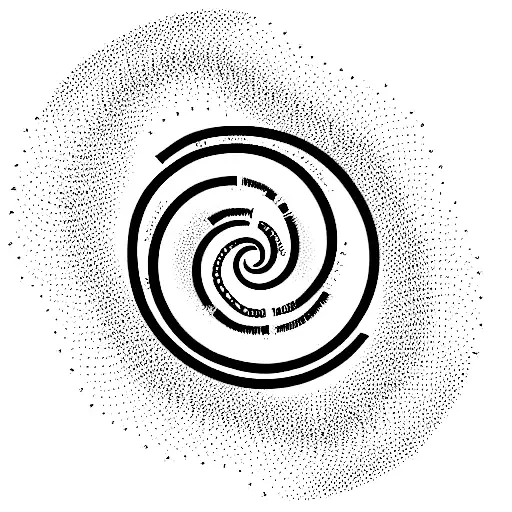 Matematically accurate fibonacci spiral tattoo design idea