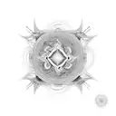 Fractals, enigmatic, spirals  tattoo design idea