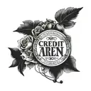 Phrase "The credit goes to the man in the arena" tattoo design idea