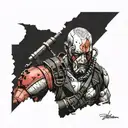 wade wilson   tattoo design idea