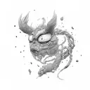 network cable joining Andrea, Adrián, Ainhoa ​​and Ainara tattoo design idea