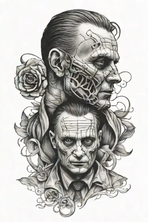 Hannibal lecter tattoo design idea