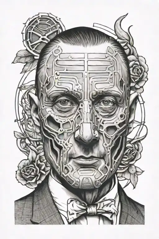 Hannibal lecter series tattoo design idea