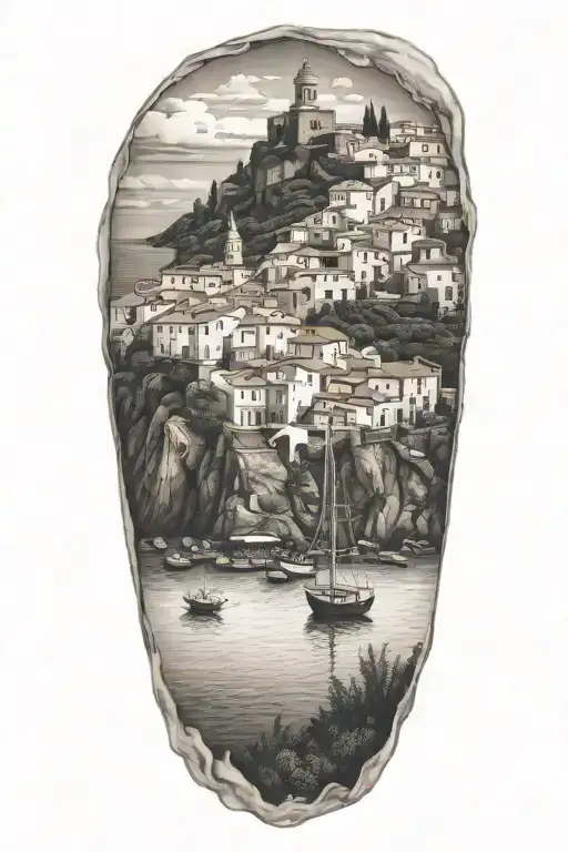 Monte di Procida tattoo design idea