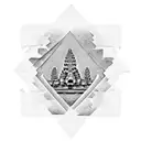 Angkor wat temple tattoo design idea