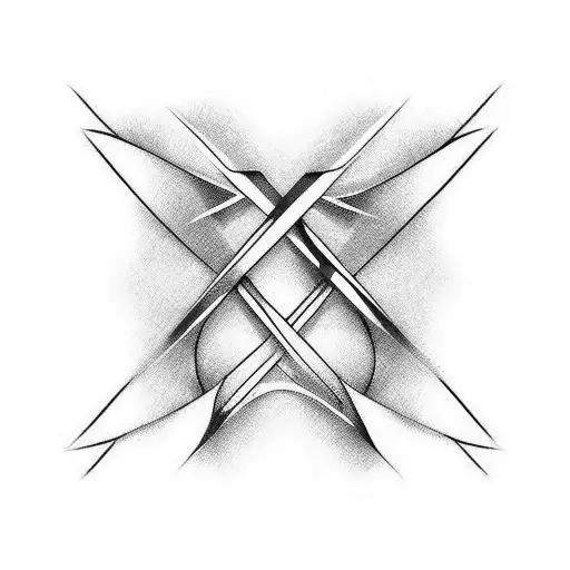 breast cancer ribbon tattoo design idea