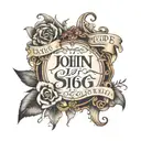 John 3:16 words tattoo design idea