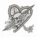 dirty window looking tattoo design idea