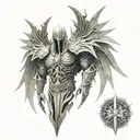 tyrael diablo tattoo design idea