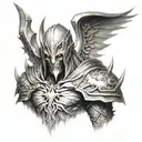 tyrael diablo tattoo design idea