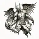 tyrael diablo tattoo design idea