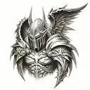 tyrael diablo tattoo design idea