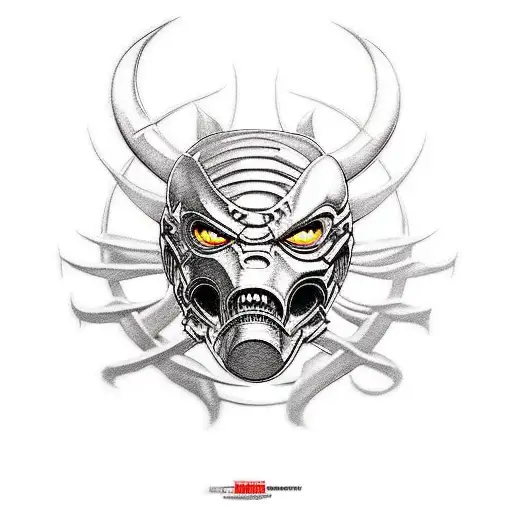 mortal kombat ninjas tattoo design idea