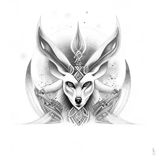 nordic goddess freya tattoo design idea