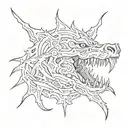 a huamn bite mark tattoo tattoo design idea