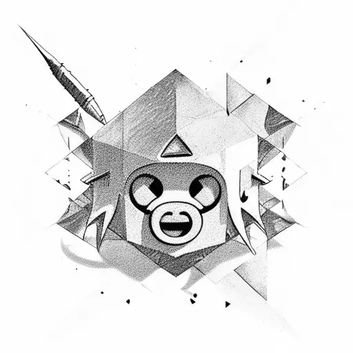 adventure time prismo tattoo design idea