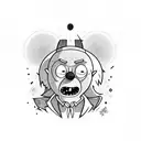 pops regular show  tattoo design idea