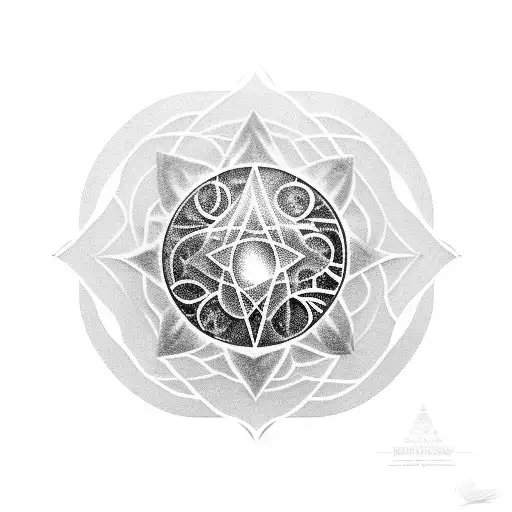 Champagne Supernova tattoo design idea