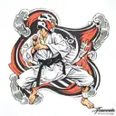 Taekwondo tattoo design idea