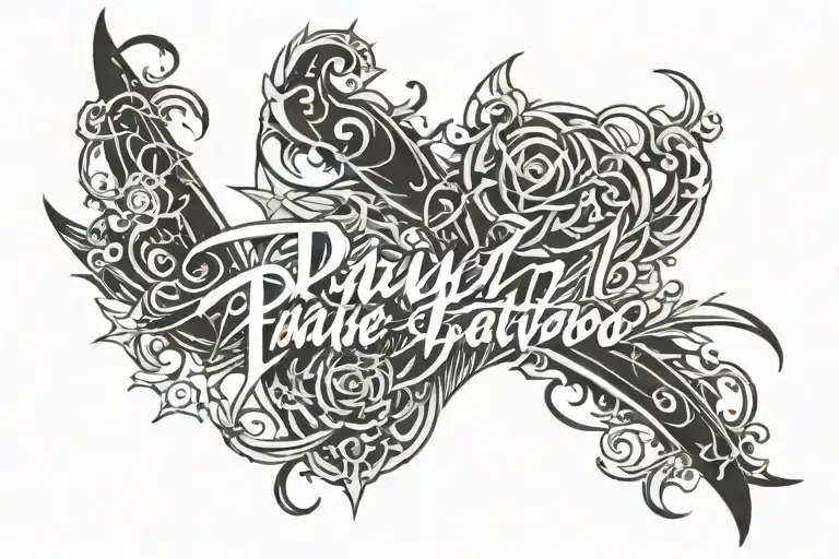 Paul name tattoo tattoo design idea