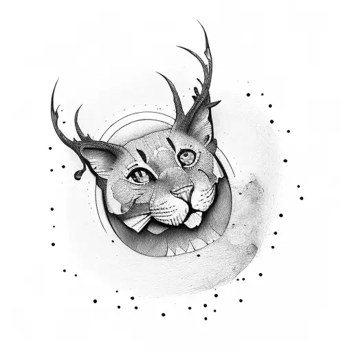 A rainbow in black and gray, in a thin line, accompanied by the letter V. tattoo design idea