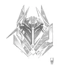 The Elder Scrolls Skyrim Logo with AT-ATs from Star Wars in it tattoo design idea