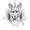 Anubis tattoo design idea